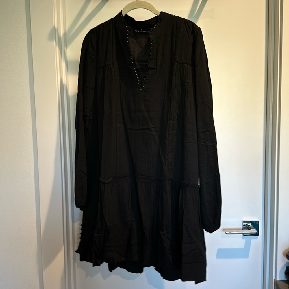 Tuckernuck Black Ophelia Coverup Dress - M
